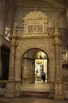 Mallorcan Prints: Palma, Mallorca, Spain - Interior - Cathedral Sa Seu