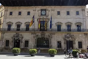 Palma, Mallorca, Spain - Plaza Cort at City Hall