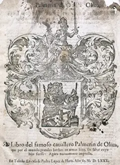 1580 Prints: Palmeri?n de Oliva. Home edition printed in Toledo by Pedro
