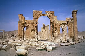 Hubertus Collection: Palmyra, Syria - Monumental Arch