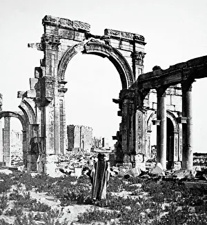 Palmyra Temple site, Syria, Victorian period