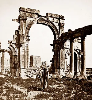 Palmyra Temple site, Syria, Victorian period