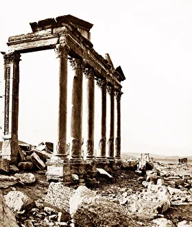 Palmyra Temple site, Syria, Victorian period