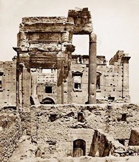 Palmyra Temple site, Syria, Victorian period