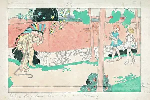 Gladys Collection: Palying Red Indians and Hide and Seek
