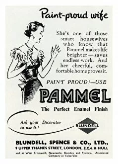 Pammel paint advertisement, 1950s