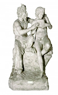 Naples Collection: Pan and Olympus. 4th-2nd c. BC. Roman copy. Greek