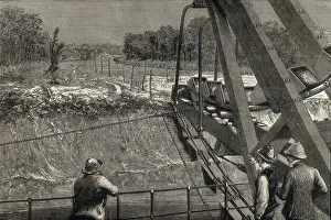 Vicomte Prints: Panama Canal Being Built. The Illustrated London