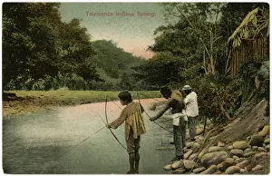 Arrows Prints: Panama - Talamanca Region - Indigenous Bribri people fishing