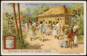 Panama Village Scene