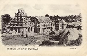 Pancha Rathas at Mahabalipuram, Southern India