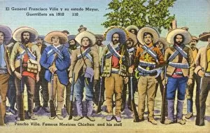 Pancho Villa and his staff - Mexico