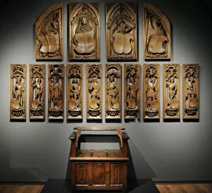 1520 Collection: Panels from an organ case (Church of St Vitus) by Jan Eerste