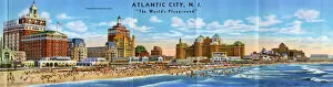 Panorama of Atlantic City, New Jersey