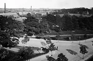 Bournville Prints: Panorama, Bournville village