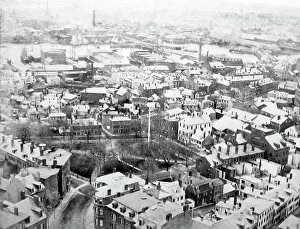 Panorama of Charlestown, Massachusetts, USA