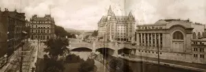 Panorama with Chateau Laurier, Ottawa, Ontario, Canada