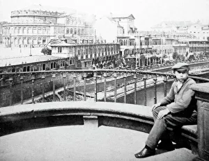 Dresden Prints: Panorama of Dresden, Germany, probably 1870s