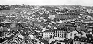 Panorama of Lisbon, Portugal, early 1900s