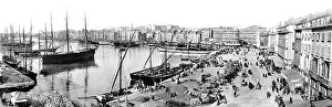 Panorama of Marseilles Victorian period