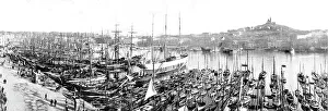 Panorama of Marseilles Victorian period