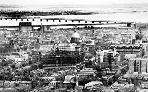 Montreal Prints: Panorama of Montreal Canada, early 1900s