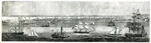 Panorama of New York from the East River