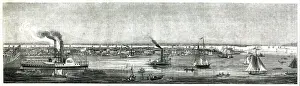 Panorama of New York from the North River