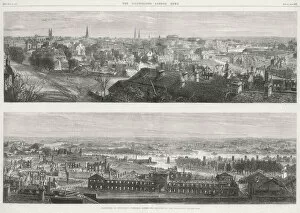 Destruction Collection: Panorama of Richmond, Virginia after capture by Federals