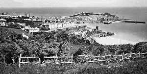 Panorama of St. Ives, Cornwall, Victorian period