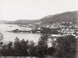 Panorama of St Thomas, from Bluebeards Castle