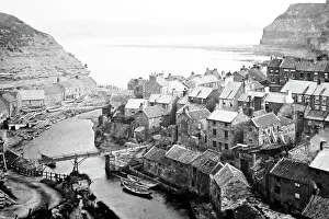 Panorama of Staithes, Victorian period