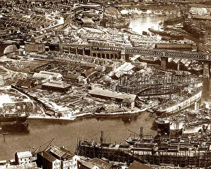Panorama of Sunderland, Victorian period
