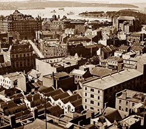 Panorama of Sydney, Australia, early 1900s