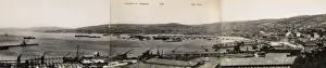 Crane Prints: Panorama of Valparaiso, Chile, South America