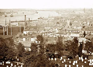 A panorama of Woolwich, Victorian period
