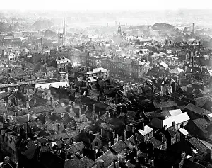 Minster Prints: Panorama of York from the Minster, early 1900s