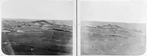 Barrack Prints: Panoramic: Navy Garrison on Ascension Island