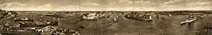 Fold Prints: Panoramic photograph - The Grand Harbour, Valletta Malta