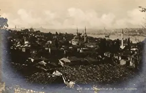 Panoramic View over the Bosphorus from Uskudar, Istanbul