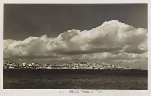 Lisboa Prints: Panoramic view of Lisbon, Portugal from the sea