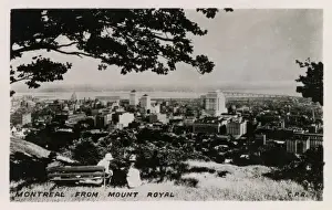 Vista Prints: Panoramic view of Montreal from Mount Royal
