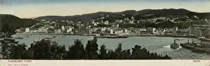 Panoramic view of Oban, Western Scotland