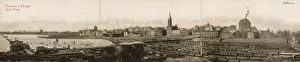 Sidings Prints: Panoramic view of the Port of Chicago