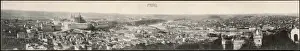 Praha Prints: Panoramic View of Prague - Czech Republic