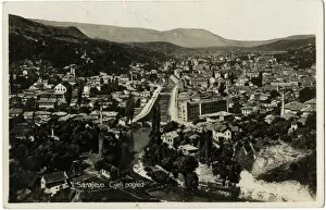 Images Dated 6th May 2016: Panoramic view of Sarajevo, Bosnia and Herzegovina