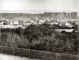 Panoramic view of a Turkish City, possibly Ankara