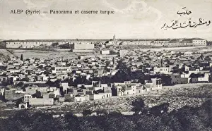 Panoramic view of the Turkish Military Barracks - Aleppo