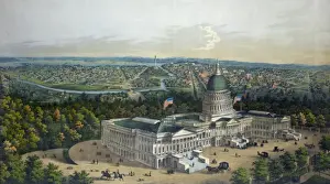 Panoramic view of Washington City from the new dome of the C