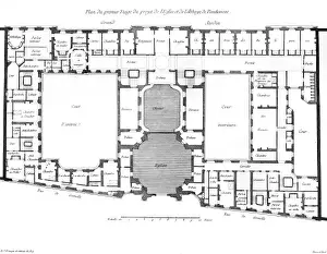 Faubourg Prints: Panthemont Abbey Plan